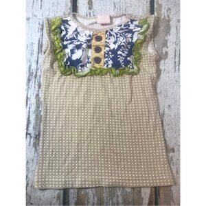 Persnickety Brown Polka Dot Tank